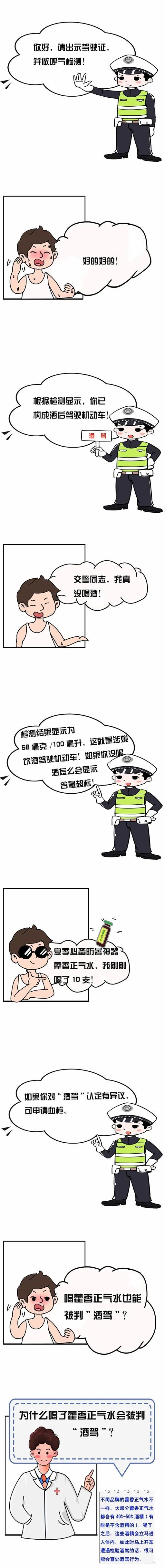 喝了藿香正氣水開(kāi)車(chē)算不算酒駕？